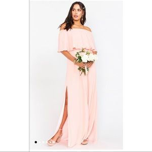 Show Me Your MuMu Hacienda Maxi Dress Pink Sz S